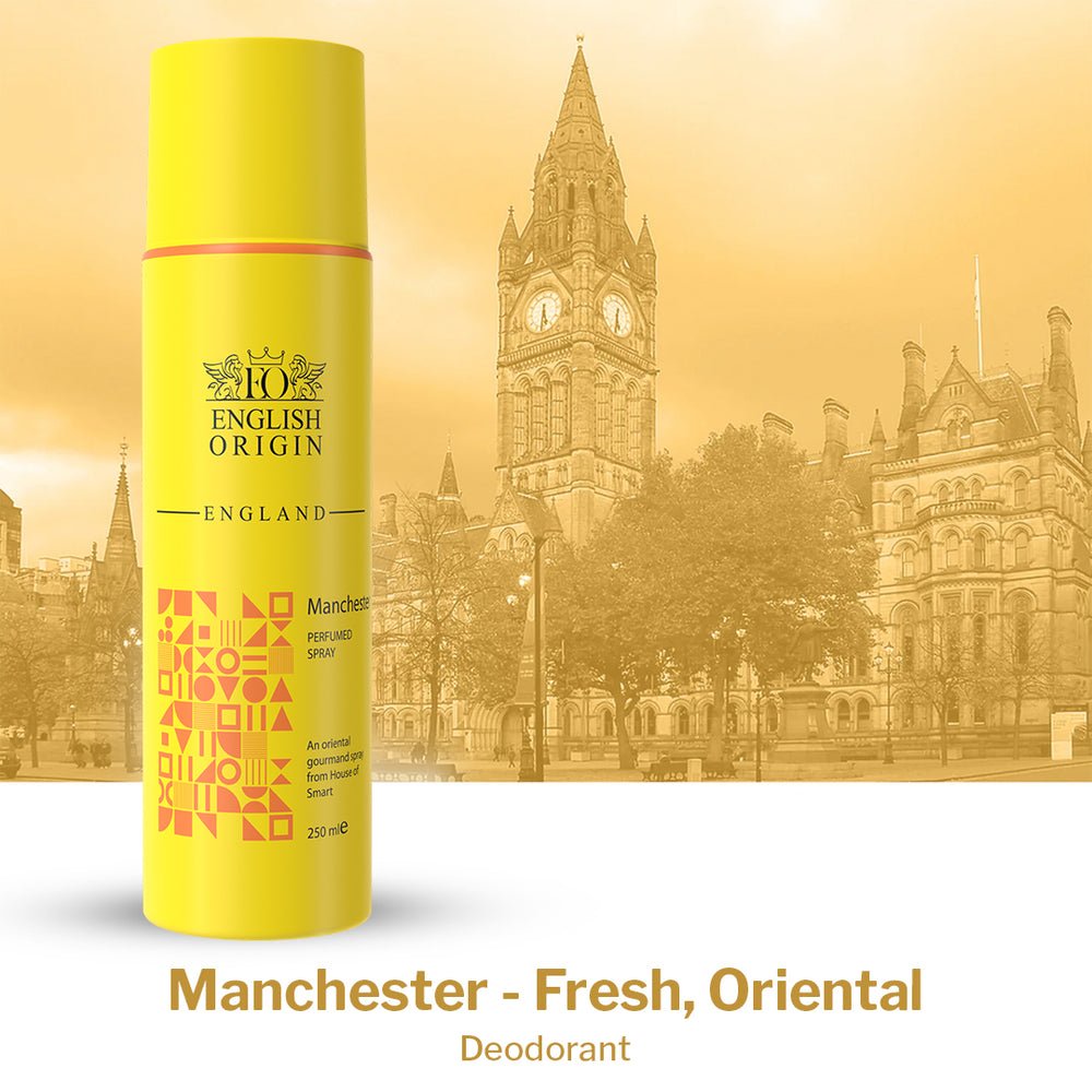 
                      
                        Manchester- Fresh, Oriental Deodorant
                      
                    